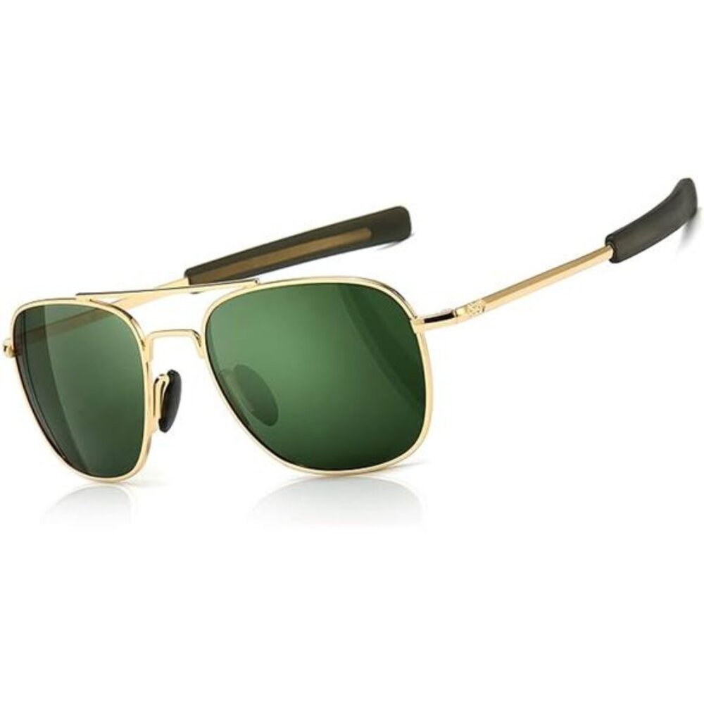 Mens polarized aviator sunglasses pilot military style driving outdoor UV protec - Picture 7 of 7